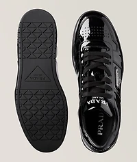 Downtown Shined Leather Sneakers