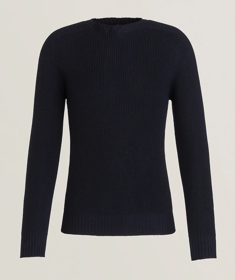 Ribbed Virgin Wool Sweater