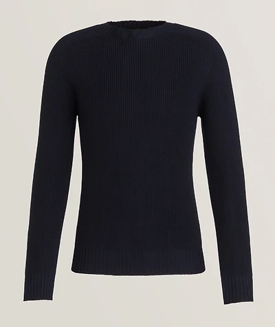Ribbed Virgin Wool Sweater