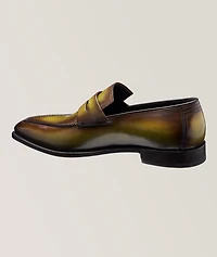 Andy Demesure Scritto Leather Penny Loafers