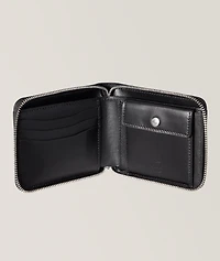 Scritto Leather Bifold Zip Wallet