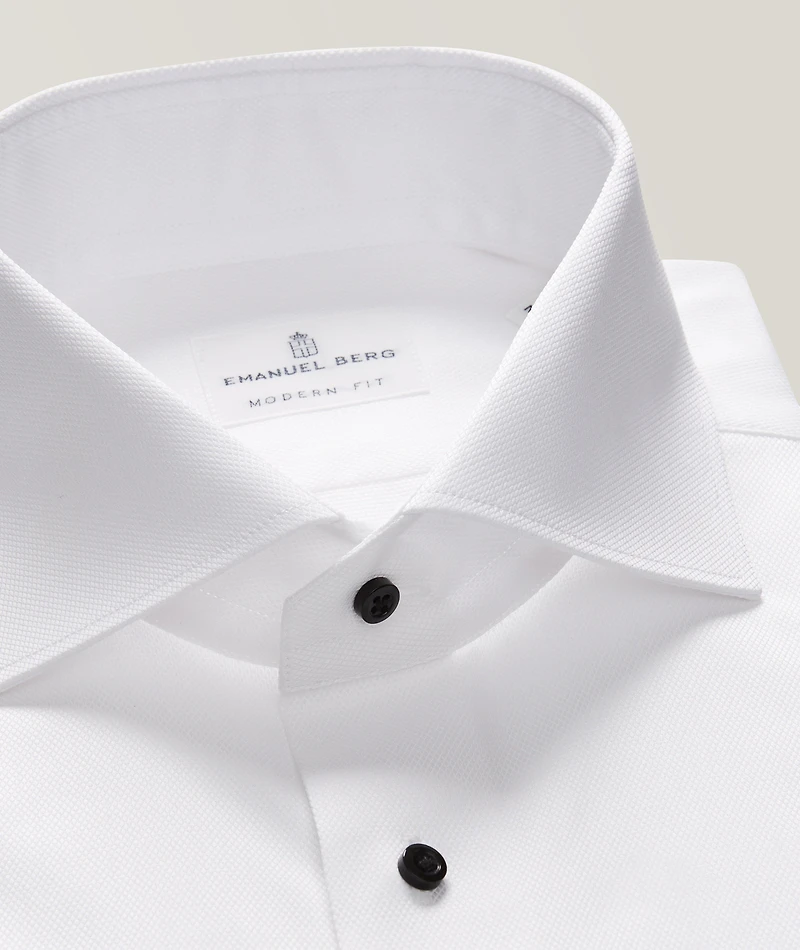 Formal James Bond Solid Dress Shirt