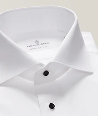 Formal James Bond Solid Dress Shirt