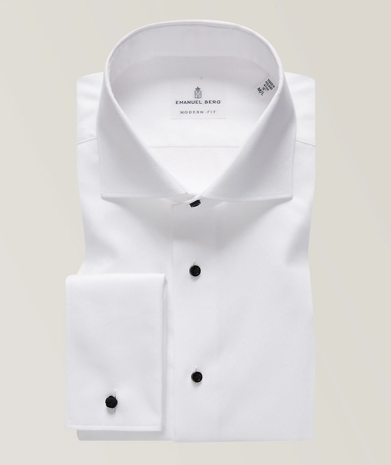 Formal James Bond Solid Dress Shirt