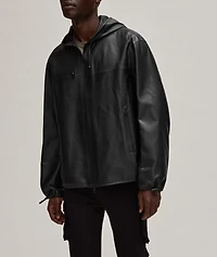 Davide Hooded Leather Jacket