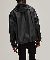Davide Hooded Leather Jacket
