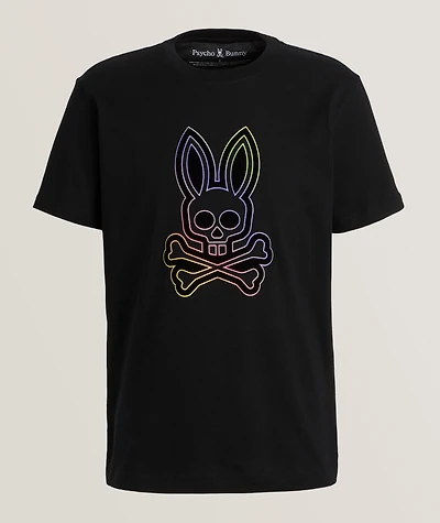 Colton Graphic Cotton Velvet Logo T-Shirt
