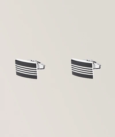 Enamel Rectangle Cufflinks