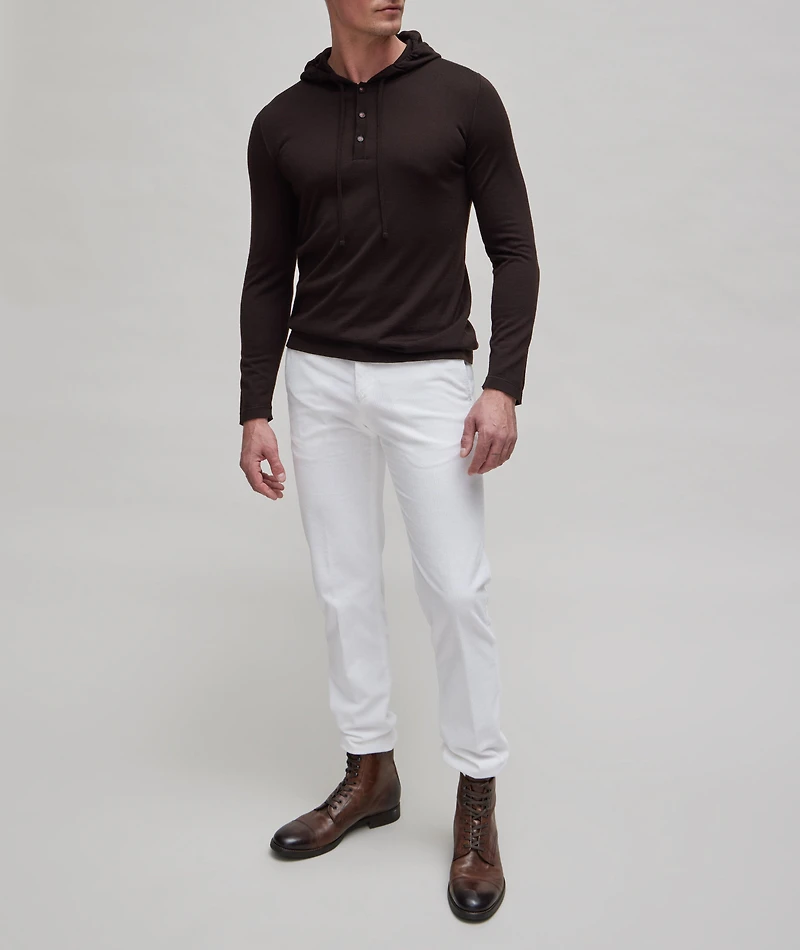 Corduroy Cotton-Blend Jeans