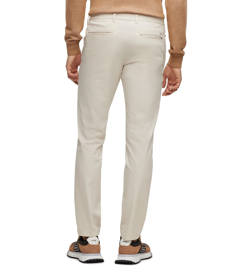 Slim-Fit Cotton Blend Trousers