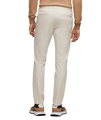 Slim-Fit Cotton Blend Trousers