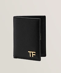 Grain Leather Bifold Cardholder 