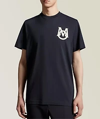 Monogram Patch Cotton T-Shirt