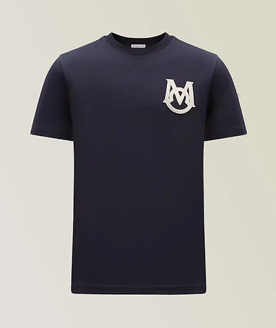 Monogram Patch Cotton T-Shirt