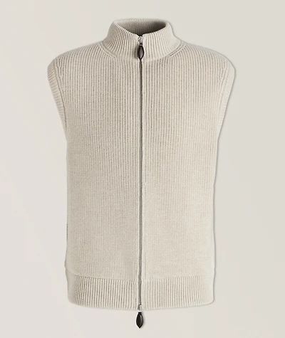 Cotes Perlees Virgin Wool Vest