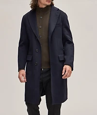 Brushed Cashmere Overcoat