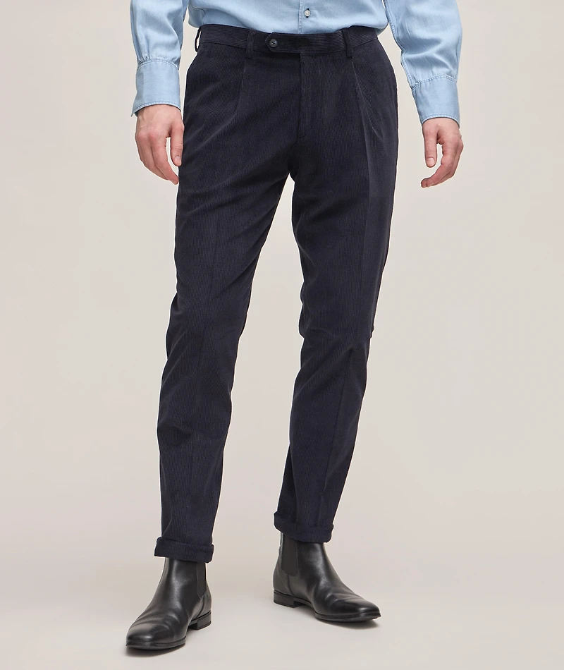 Corduroy Drago Mill Cotton-Virgin Wool Pants