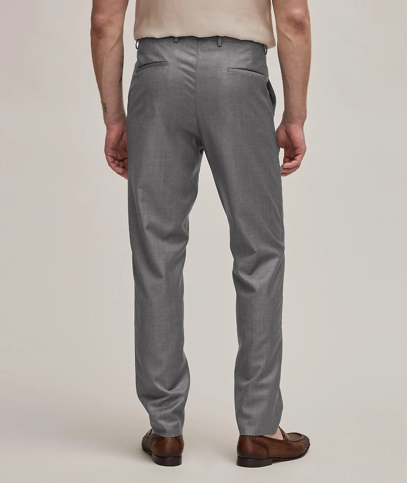 Virgin Wool-Cashmere Dress Pants