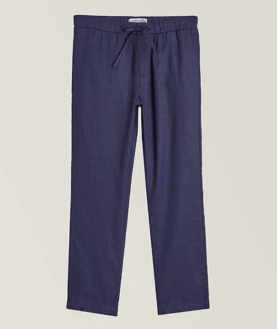 Oscar Linen-Cotton Chinos