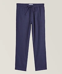 Oscar Linen-Cotton Chinos