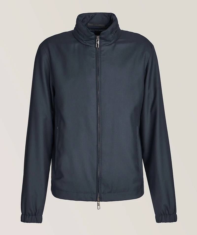 Icon Collection Cashmere-Silk Water-Repellant Blouson