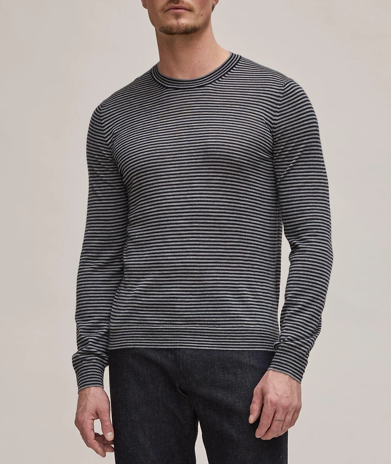 Icon Striped Cashmere T-Shirt