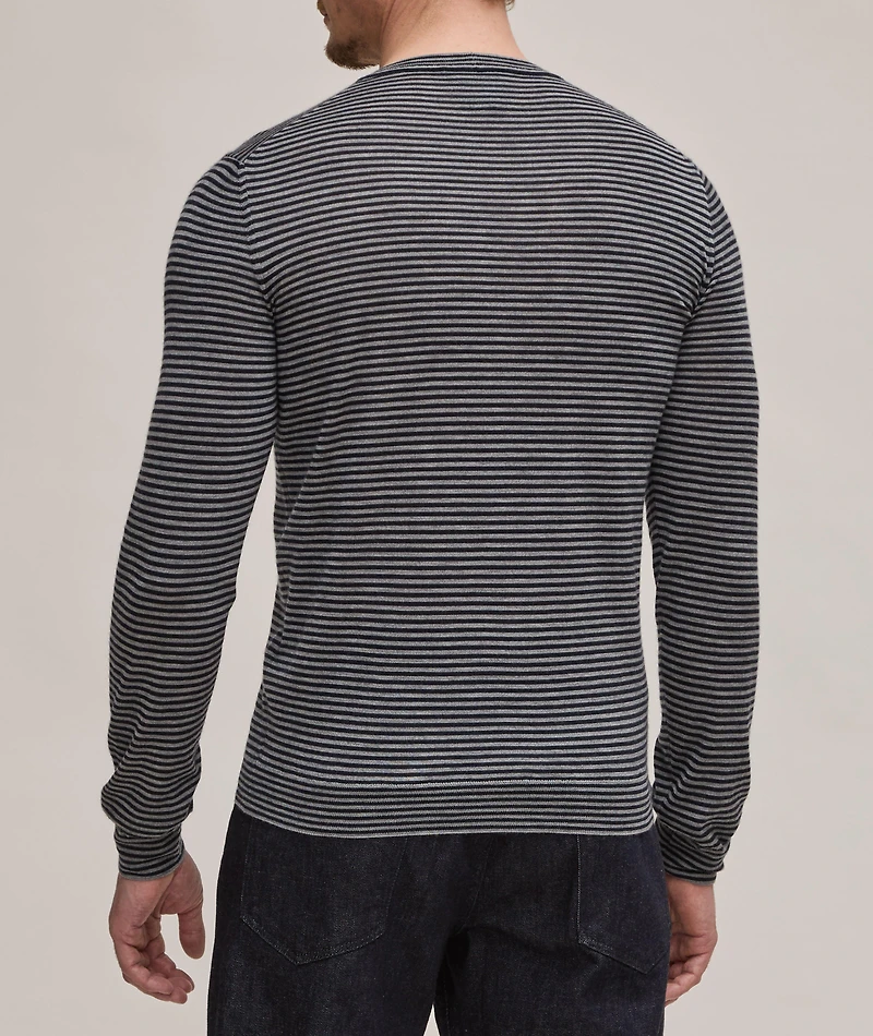 Icon Striped Cashmere T-Shirt