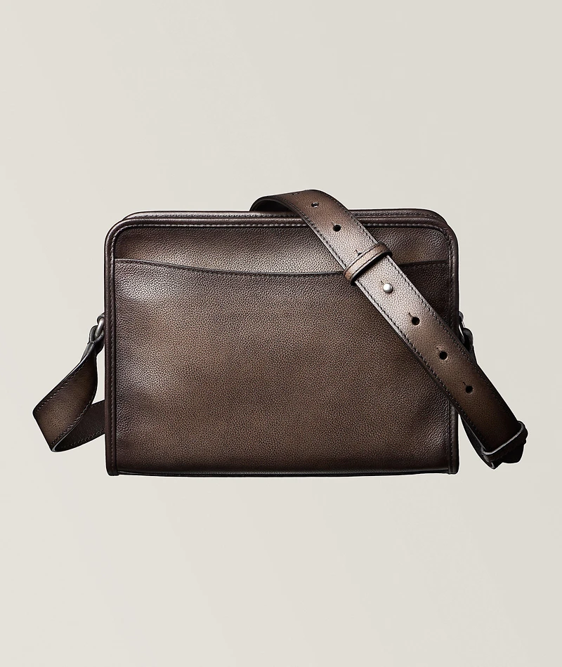 Soft Grained Leather Journalier Bag