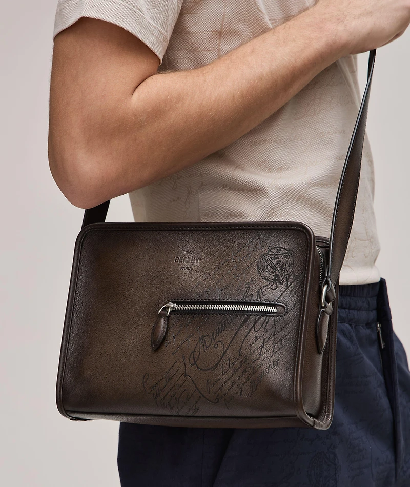 Soft Grained Leather Journalier Bag