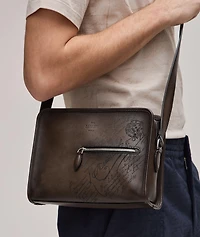 Soft Grained Leather Journalier Bag