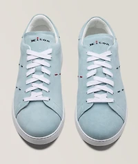 Suede Pick Stitch Sneakers