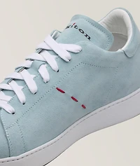 Suede Pick Stitch Sneakers