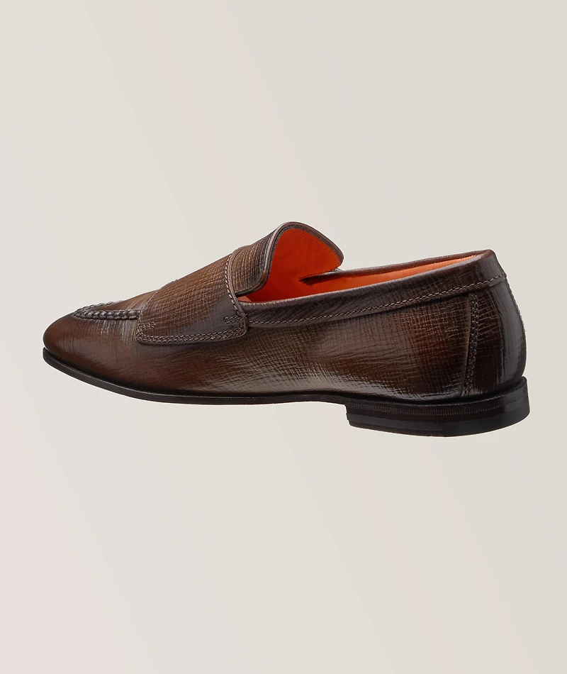Carlos Cross Hatch Double Monkstraps