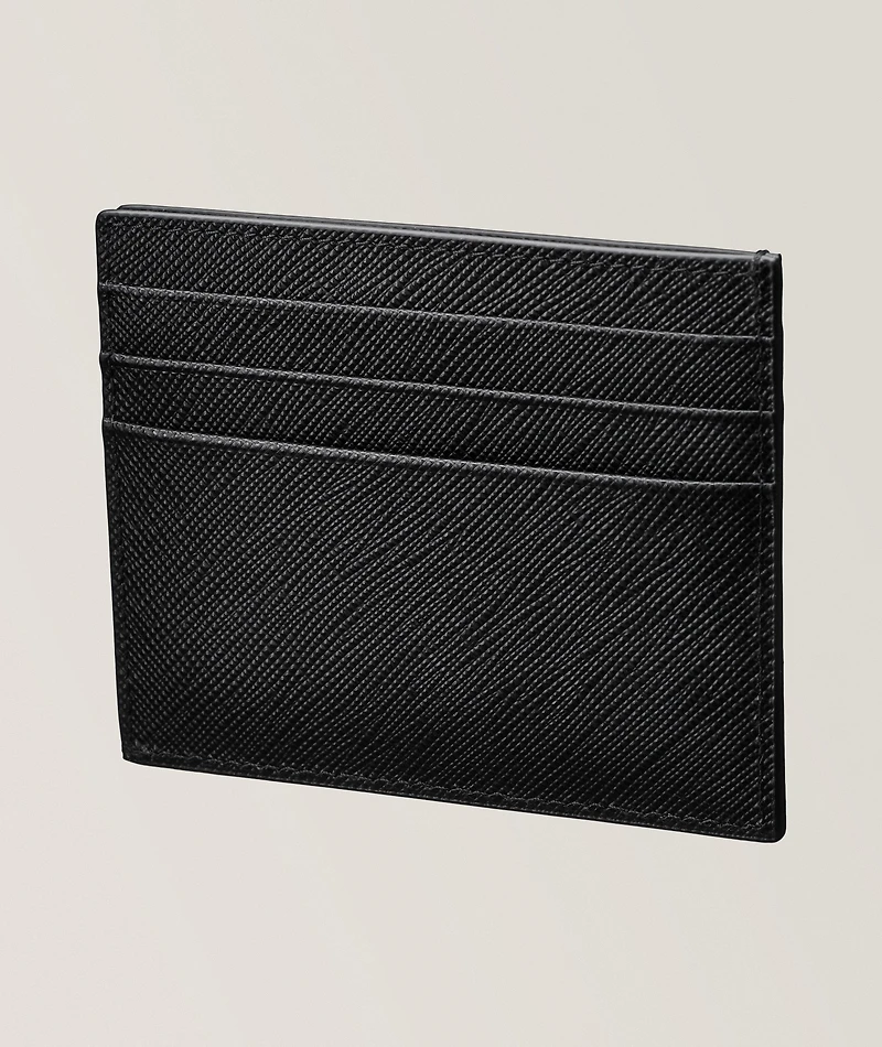 Textured Saffiano Leather Cardholder