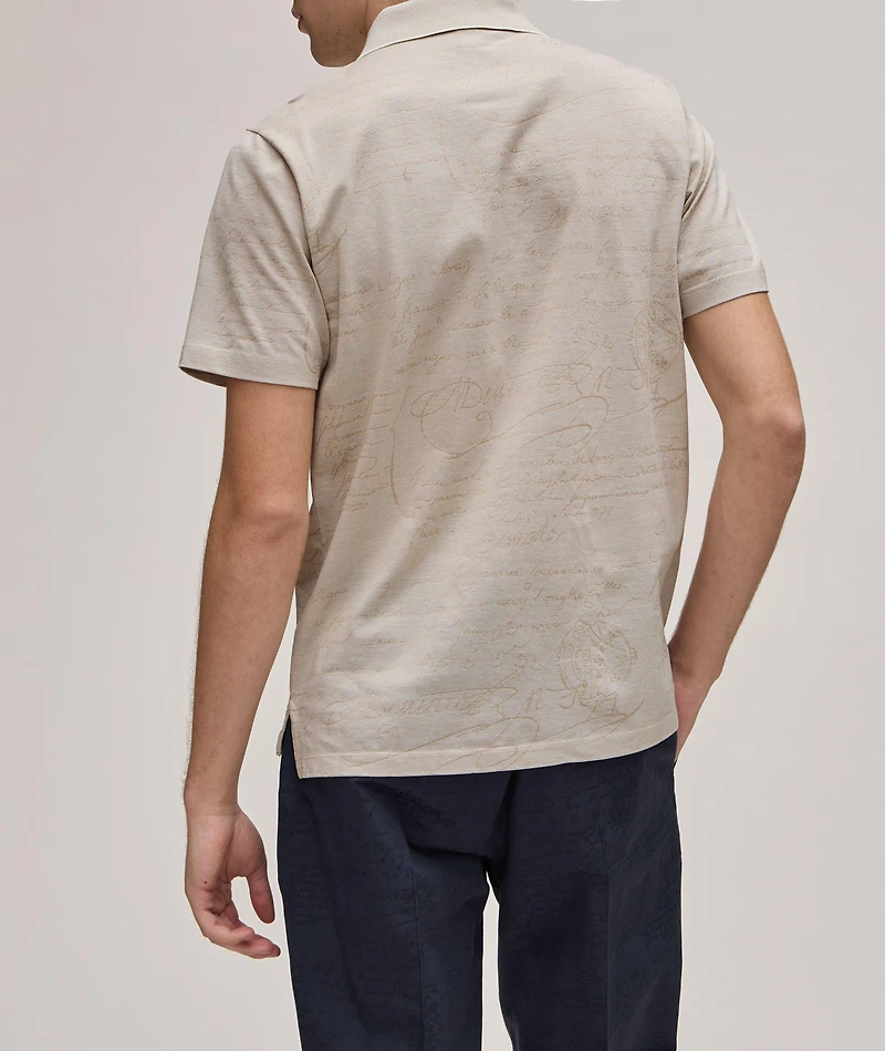 Scritto Cotton Polo
