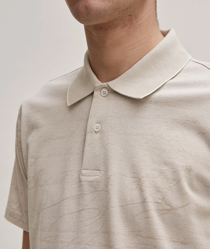 Scritto Cotton Polo