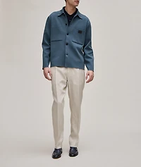 Wool-Polyamide Drawstring Pants