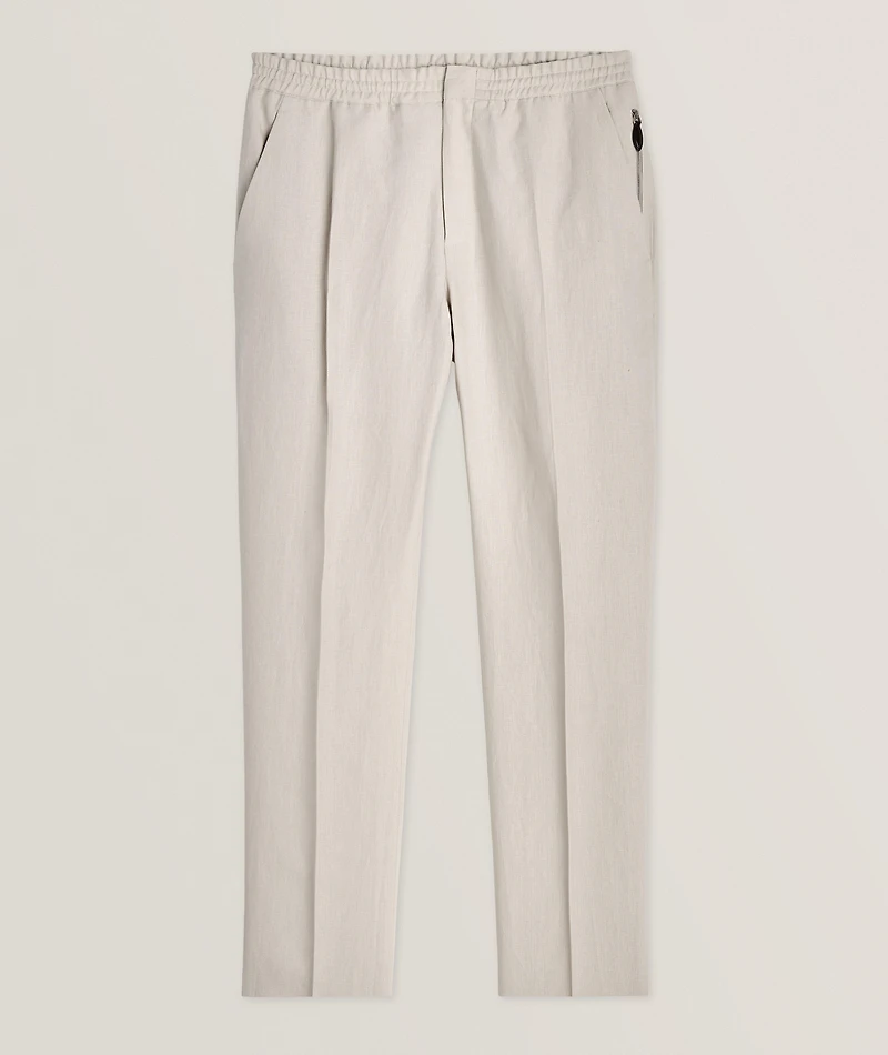 Wool-Polyamide Drawstring Pants