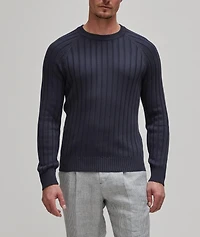 Ribbed Cotton Sweater