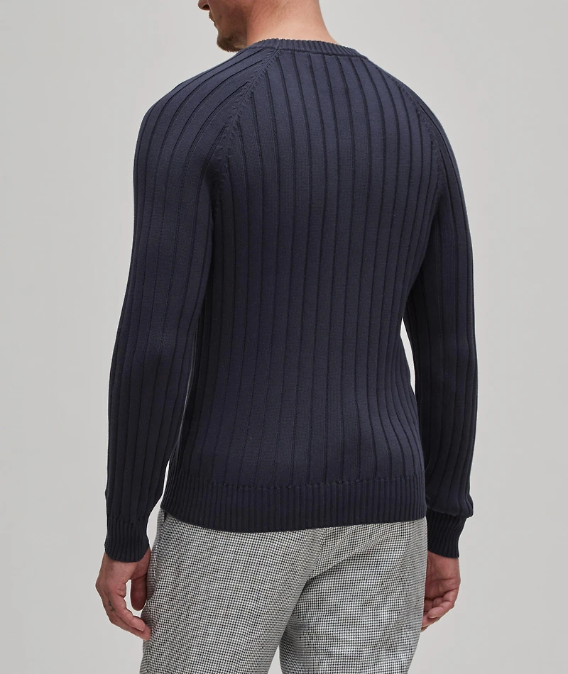 Ribbed Cotton Sweater