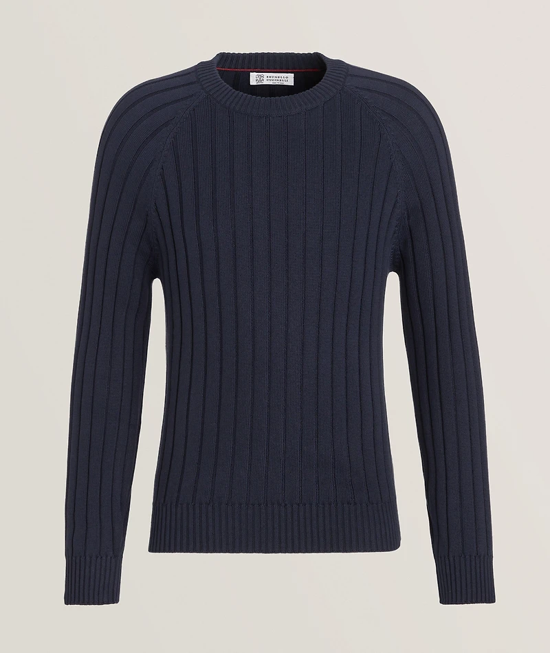 Ribbed Cotton Sweater