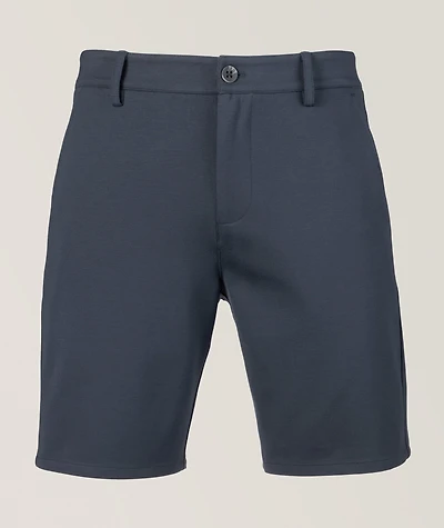 Stretch-Viscose Blend Shorts