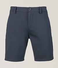 Stretch-Viscose Blend Shorts