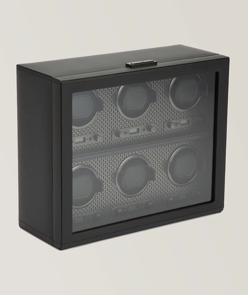 Axis Six Piece Watch Winder With Storage