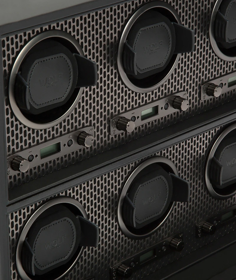 Axis Six Piece Watch Winder With Storage