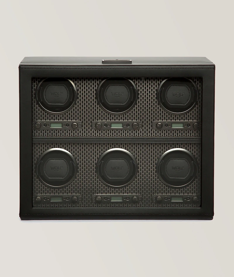 Axis Six Piece Watch Winder With Storage