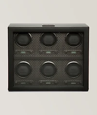 Axis Six Piece Watch Winder With Storage