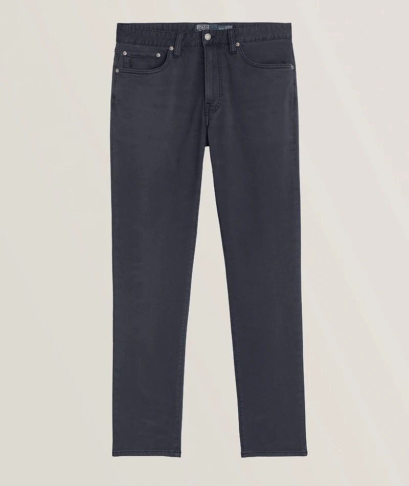 Stretch-Cotton Five Pocket Pants