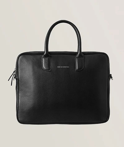 Lasage Pebble Grained Leather Briefcase