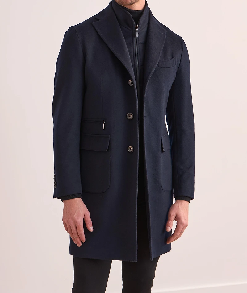 Insert Virgin Wool-Cashmere Coat